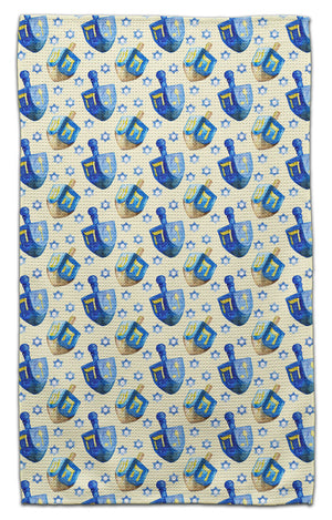 Blue Dreidel Eco-Friendly Towel