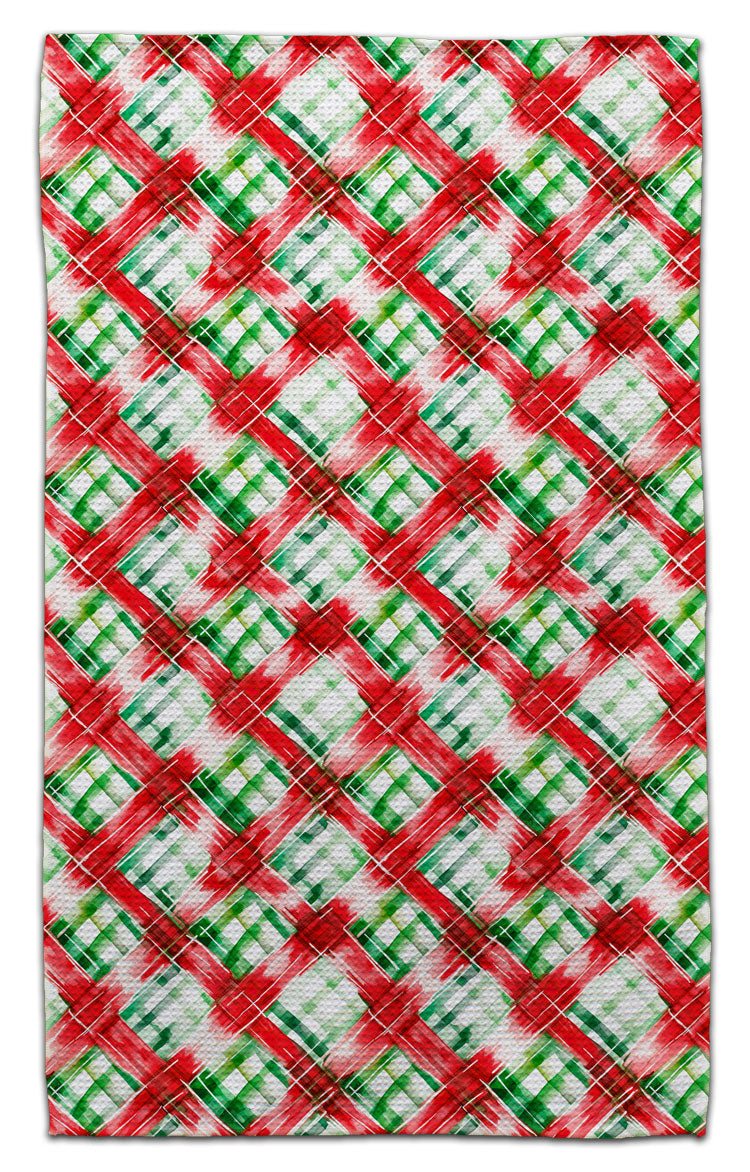 Christmas Plaid Eco-Friendly Towel