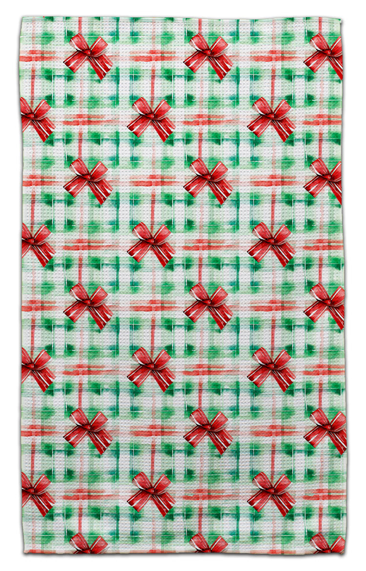 Christmas Bows Eco-Friendly Towel