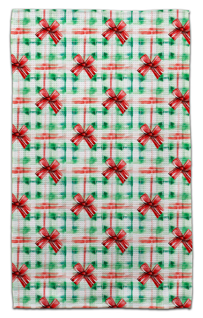 Christmas Bows Eco-Friendly Towel