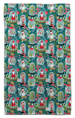 Little Saint Nick Globe Eco-Friendly Towel