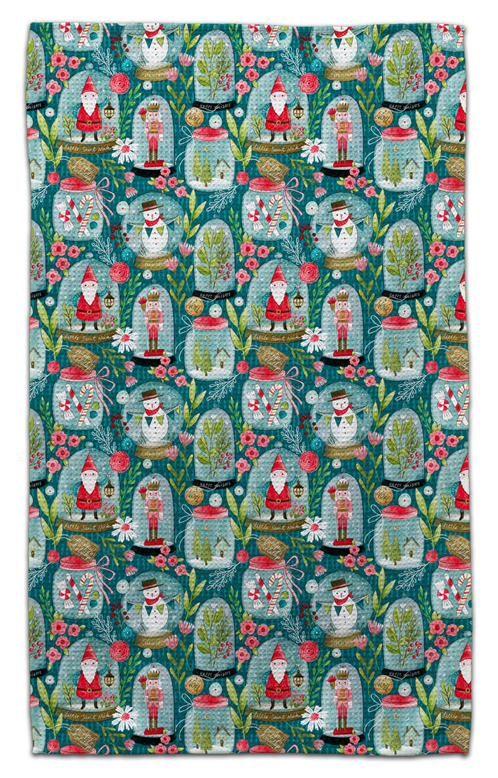 Little Saint Nick Globe Eco-Friendly Towel