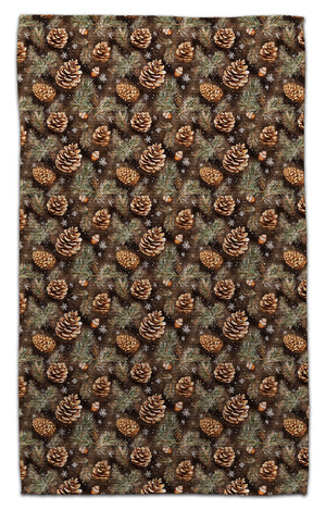 Pine Cone & Acorn Eco-Friendly Towel