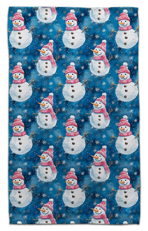 Happy Snowman Eco-Friendly Towel