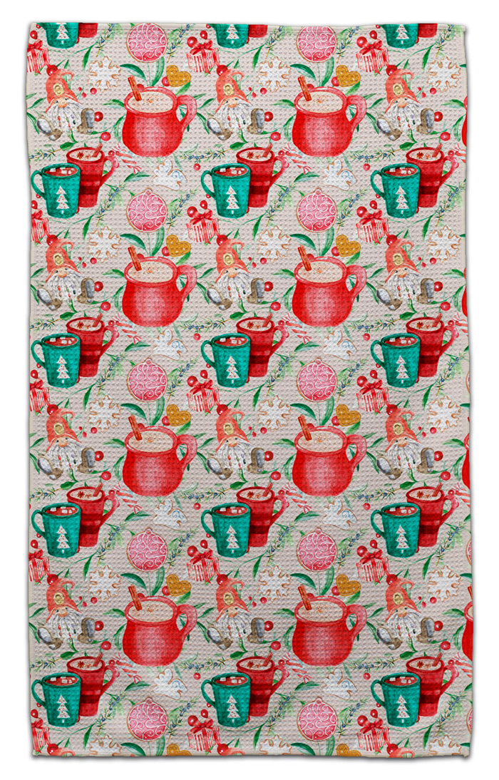 Gnome w/mugs Eco-Friendly Towel