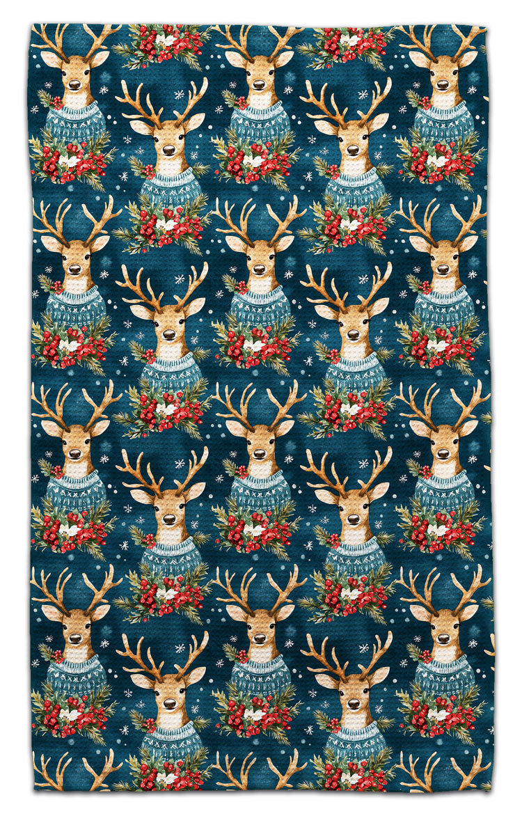 Reindeer Eco-Friendly Towel - CJ Bella Co.