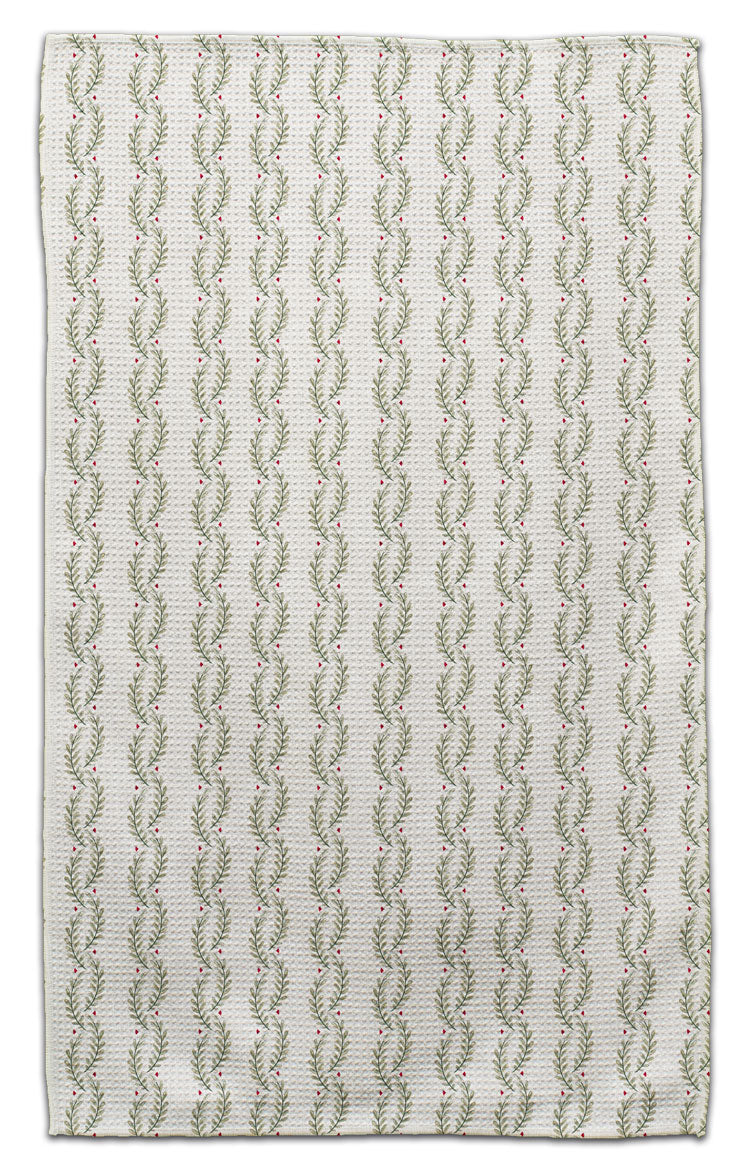 Peaceful Christmas Waffle Weave Towel