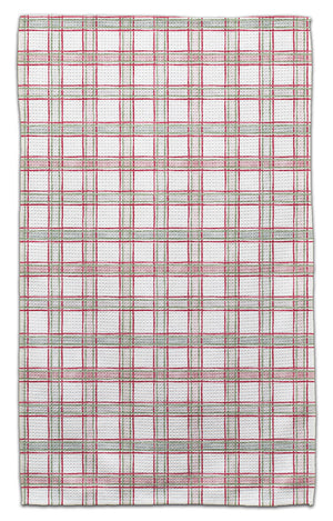 Fir Plaid Eco-Friendly Towel
