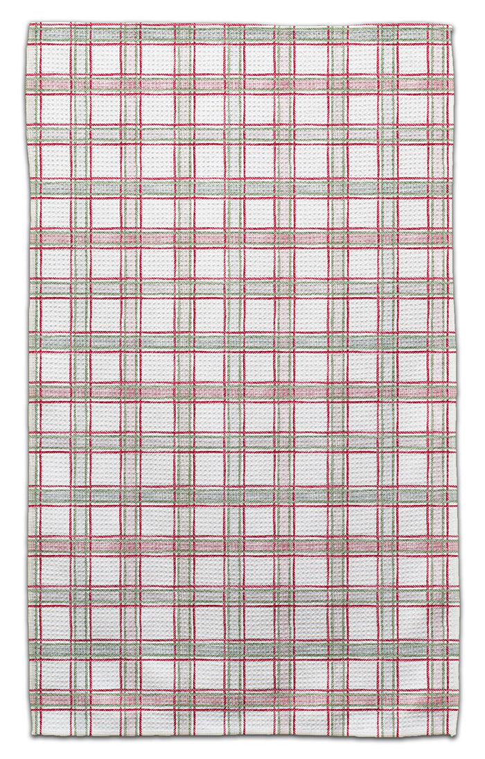 Fir Plaid Eco-Friendly Towel