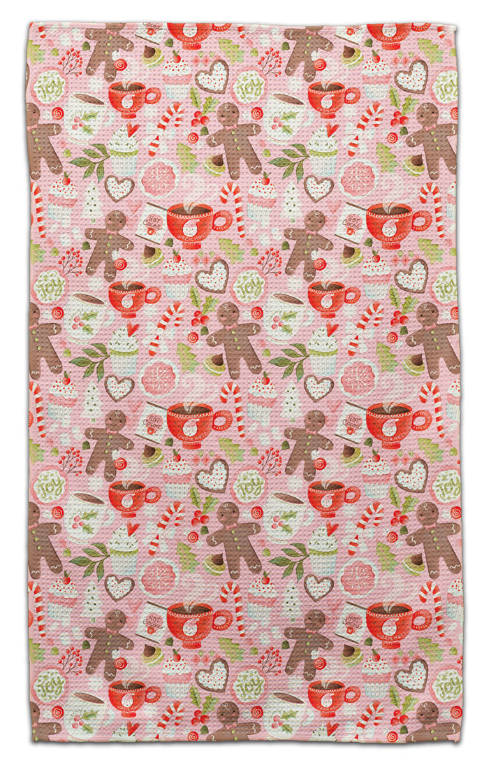 Gingerbread Man & Cupcake Eco-Friendly Towel