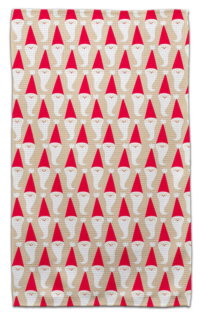 Santa Face w/long Beard Eco-Friendly Towel