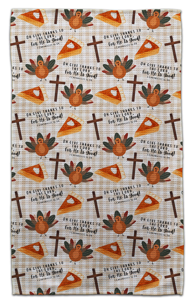 Oh Give Thanks Eco-Friendly Towel - CJ Bella Co.