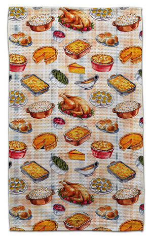 Thanksgiving Dinner Eco-Friendly Towel