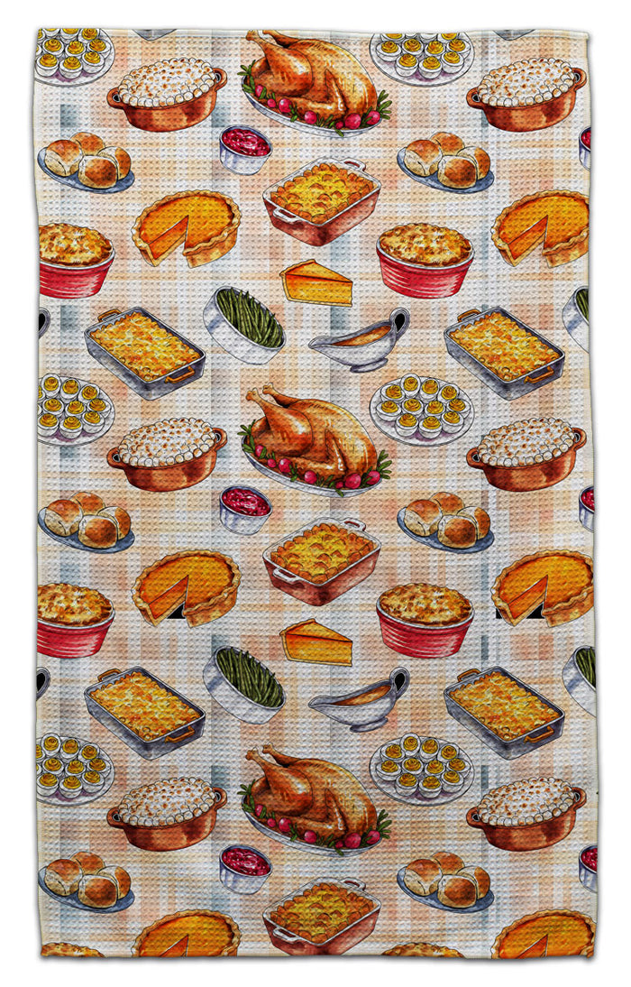 Thanksgiving Dinner Eco-Friendly Towel