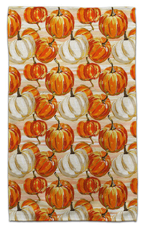 Pumpkins with Stripe Back Eco-Friendly Towel