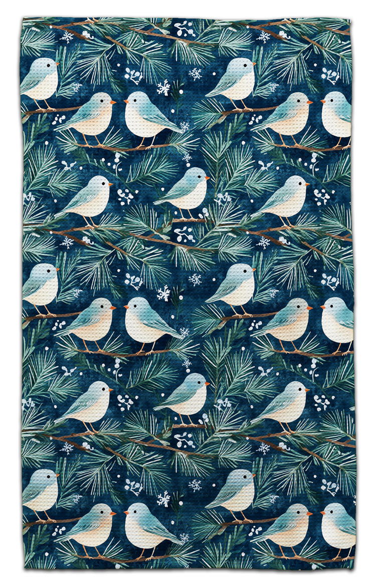 Birds on Twigs Eco-Friendly Towel