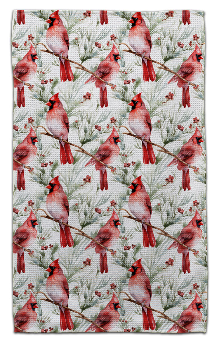 Large Cardinals on Branches Eco-Friendly Towel - CJ Bella Co.
