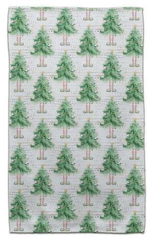 Elf Feet Trees Eco-Friendly Towel