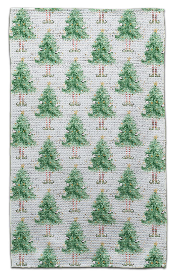 Elf Feet Trees Eco-Friendly Towel