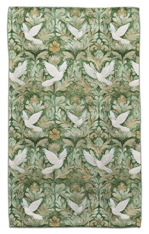Doves Waffle Weave Towel