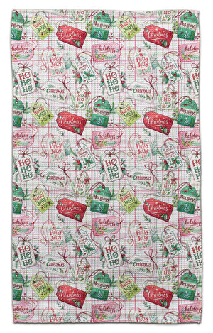 Hang Tags Waffle Weave Towel