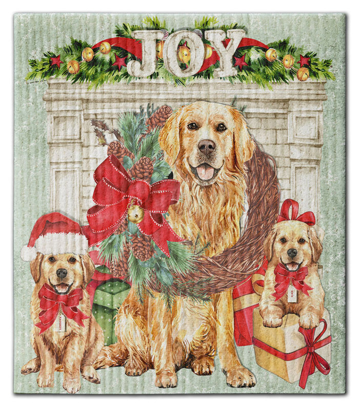 Dogs (3) Labs Joy Dishcloth
