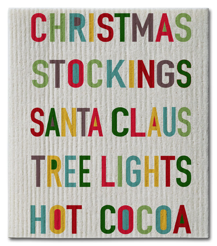 Christmas Movies Dishcloth