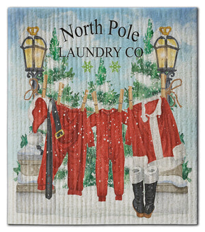 North Pole Laundry Co. Dishcloth