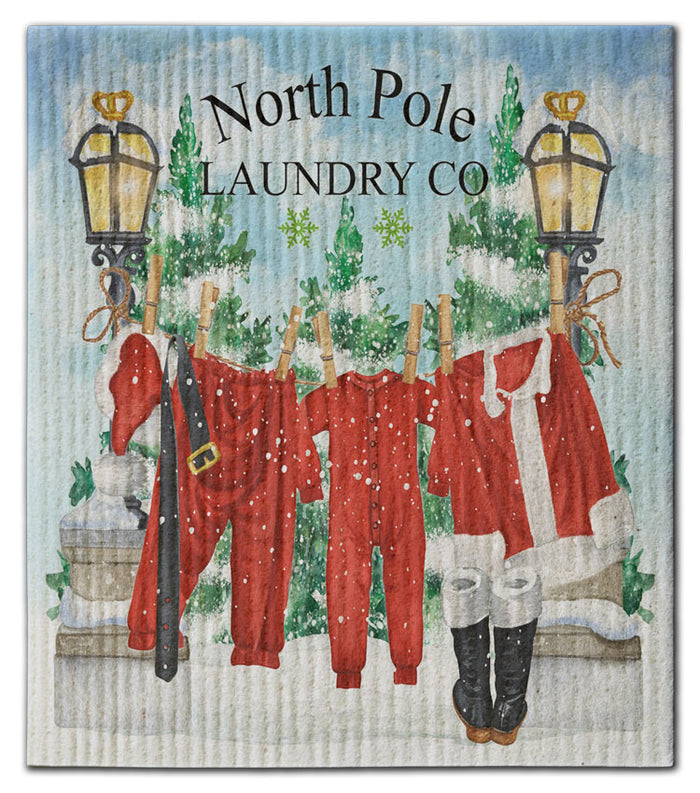 North Pole Laundry Co. Dishcloth