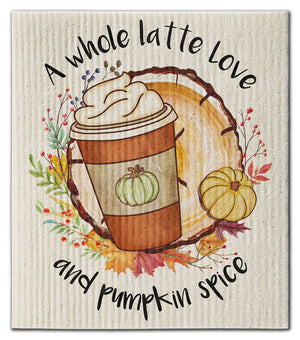 A Whole Latte Love Dishcloth