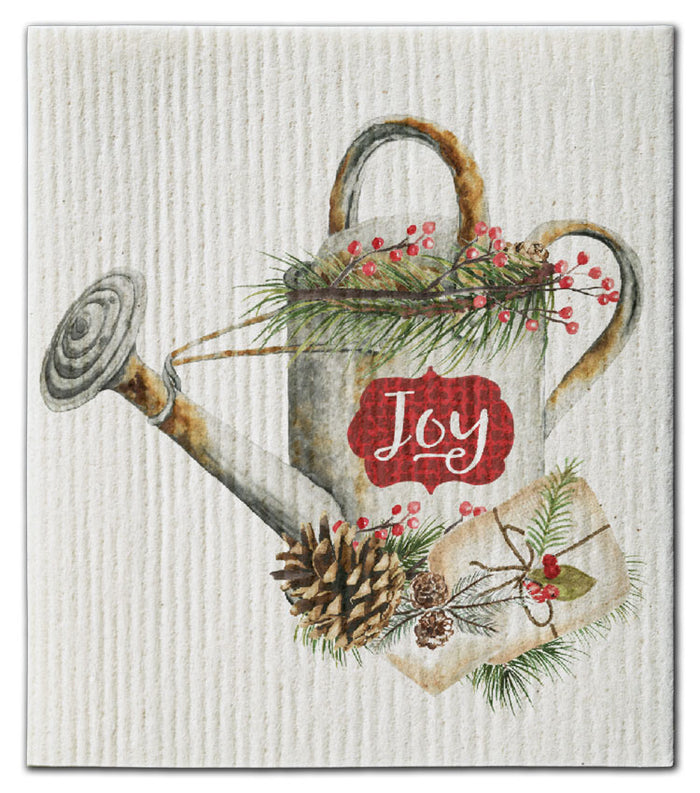 Joy Watering Can Dishcloth