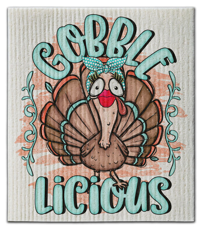 Gobblelicious Dishcloth