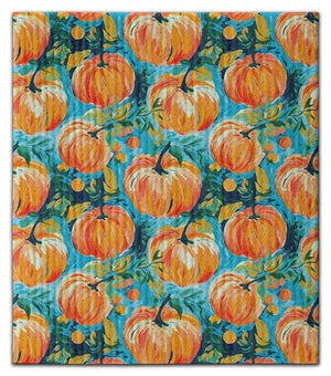 Whimsical Pumpkins Dishcloth