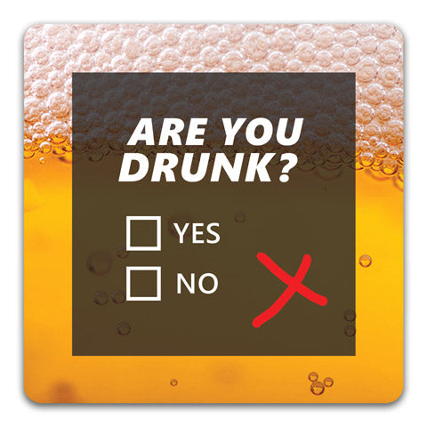 "Are You Drunk?" Drink Coaster by CJ Bella Co.