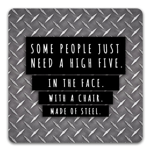 "Need a High Five" Drink Coaster by CJ Bella Co.