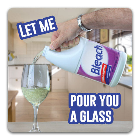 "Let Me Pour You a Glass" Drink Coaster by CJ Bella Co.