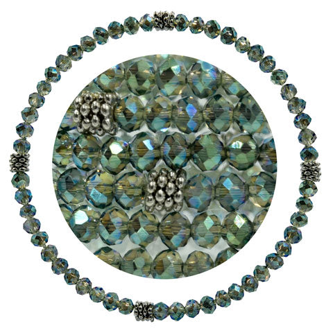 Stackin' Stones Single Bracelet - Blue Tones - CJ Bella Co.