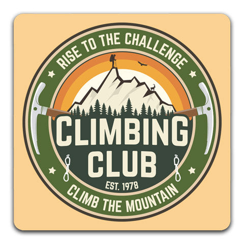 "Climbing Club" Coaster by CJ Bella Co