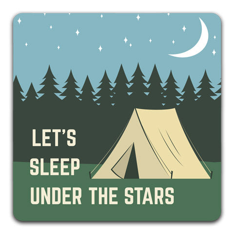 "Let's Sleep Under The Stars" Coaster by CJ Bella Co