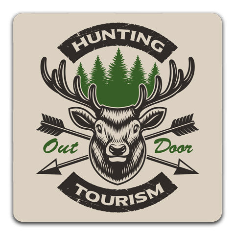 "Hunting Tourism" Coaster by CJ Bella Co