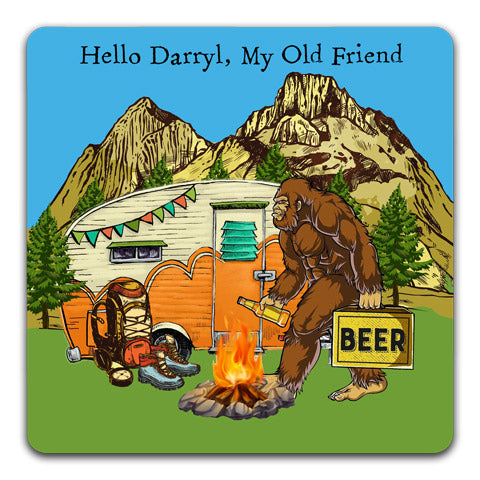 "Hello Darryl, My Old Friend" Coaster by CJ Bella Co
