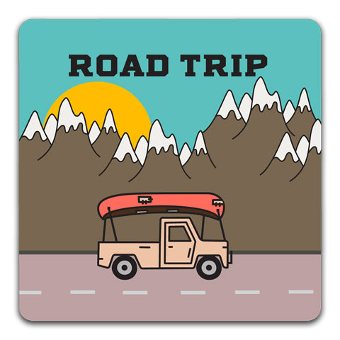 "Road Trip" Coaster by CJ Bella Co