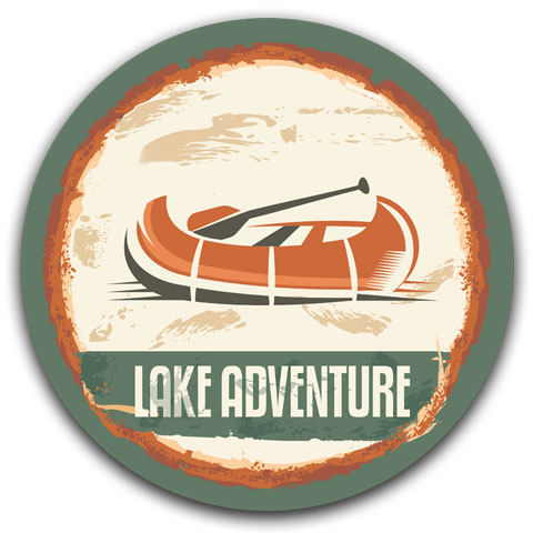 "Lake Adventure" Car Coaster by CJ Bella Co