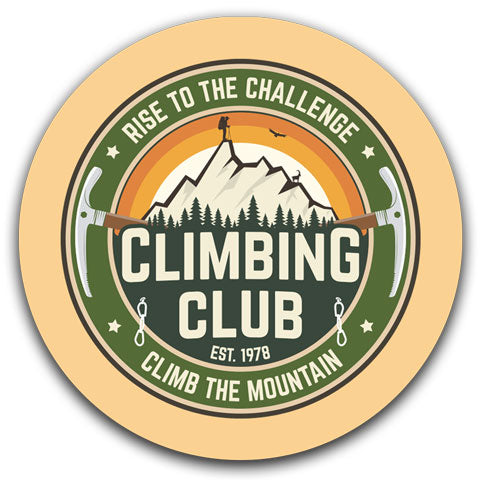 "Climbing Club" Car Coaster by CJ Bella Co