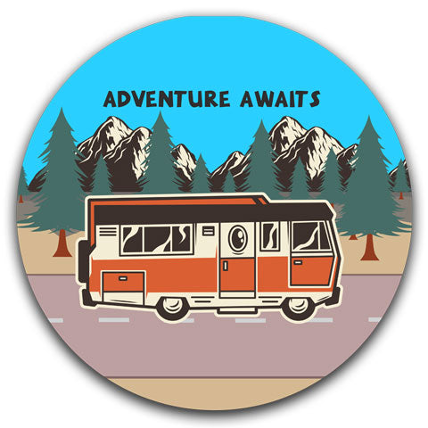 "Adventure Awaits" Car Coaster by CJ Bella Co