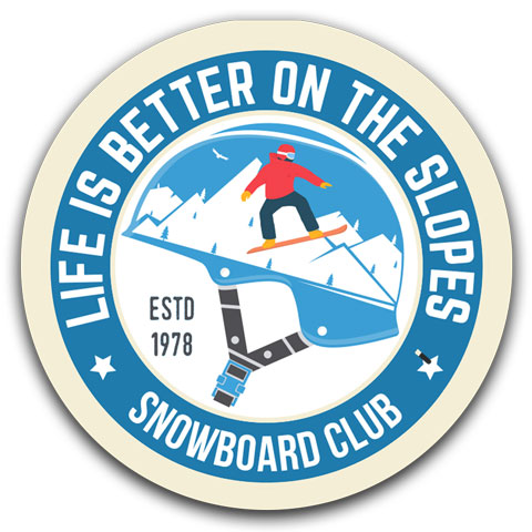 "Life Is Better On The Slopes" Car Coaster by CJ Bella Co