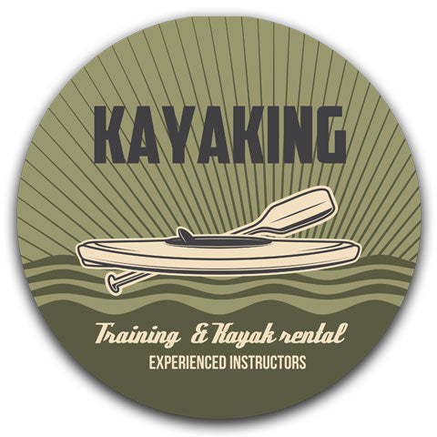 "Kayaking" Car Coaster by CJ Bella Co