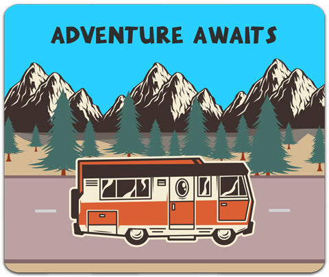 "Adventure Awaits" Mouse Pad by CJ Bella Co