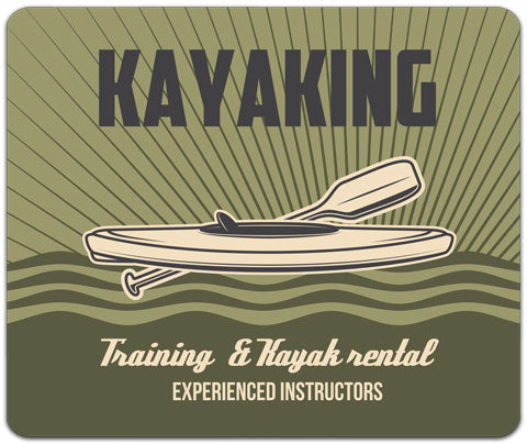 "Kayaking" Mouse Pad by CJ Bella Co