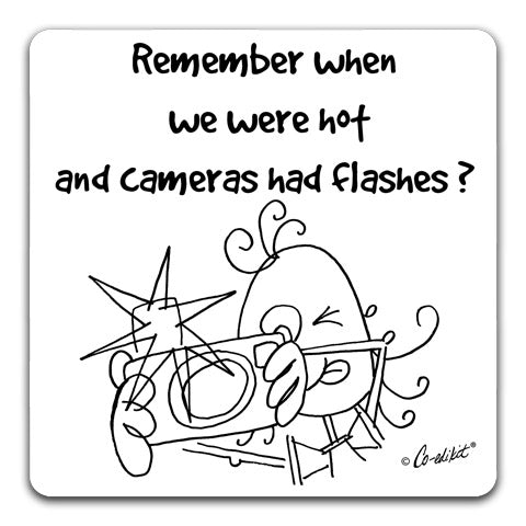 "Remember When" Drink Coaster by Co-edikit